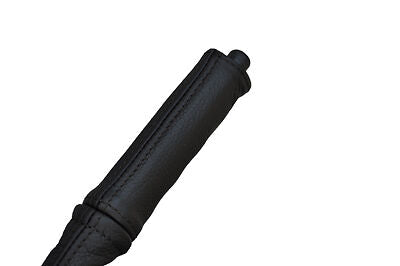 black stitch FITS SUZUKI JIMNY 98-11  LEATHER HANDBRAKE HANDLE COVER ONLY
