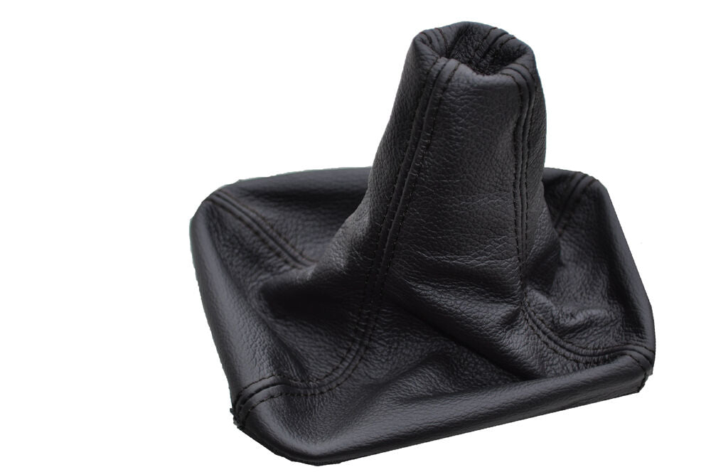 BLACK STITCH FITS MERCEDES MERCEDES S124 W124 C124 GEAR STICK GAITER LEATHER