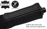 BLACK & BLACK TOP GRAIN LEATHER HANDBRAKE HANDLE COVER FOR MAZDA RX7 FC3S 86-91