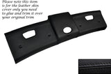 BLACK STITCH TOP ROOF PANEL LEATHER SKIN COVER FITS SMART FORTWO 451 07-14