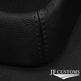 BLACK STI. LEATHER GEAR+SURROUND COVERS+FRAME FOR HYUNDAI STAREX H-1 H200 97-06