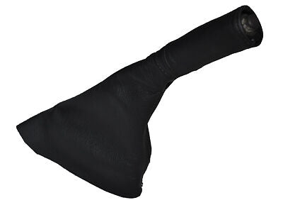 black stitch FITS JENSEN HEALEY 72-75 LEATHER HANDBRAKE GAITER & HANDLE COVER