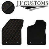 CREAM DIAMOND VINYL 4X TAILORED FLOOR CARPET FOR ALFA ROMEO GIULIETTA 10-14 JF1