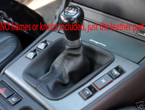 FITS BMW E36 3 SERIES 316 318 320 325 LEATHER GEAR GAITER BOOT COVER NEW