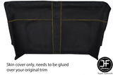 YELLOW STITCH FRONT ROOF HEADLINING LUXE SUEDE COVER FOR LAND ROVER DEFENDER 90