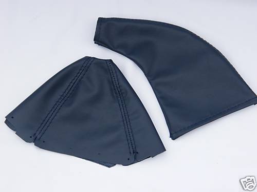 FITS MAZDA MX5 MK1 MK2 GAITER SHIFT BOOT NAVY BLUE LEATHER CUSTOM NEW MADE IN UK