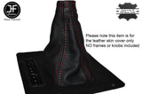 RED STITCHING AUTO AUTOMATIC LEATHER SHIFT BOOT FITS CADILLAC ALLANTE 87-92