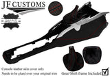 D RED STITCH LEATHER CENTRE CONSOLE COVER +GEAR +FRAME FOR ALFA MITO 08-17