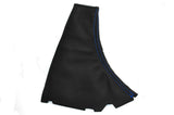 BLUE STITCHING LEATHER SKIN HANDBRAKE GAITER FITS FORD FOCUS MK2 2004-2008