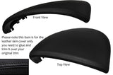 BLACK STITCH SPEEDO GAUGE HOOD LEATHER COVER FITS PORSCHE CAYENNE 2002-2010
