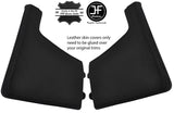 BLACK STITCH 2X CONSOLE SIDE TRIM LEATHER COVER FOR PORSCHE 997 CARRERA STYLE2
