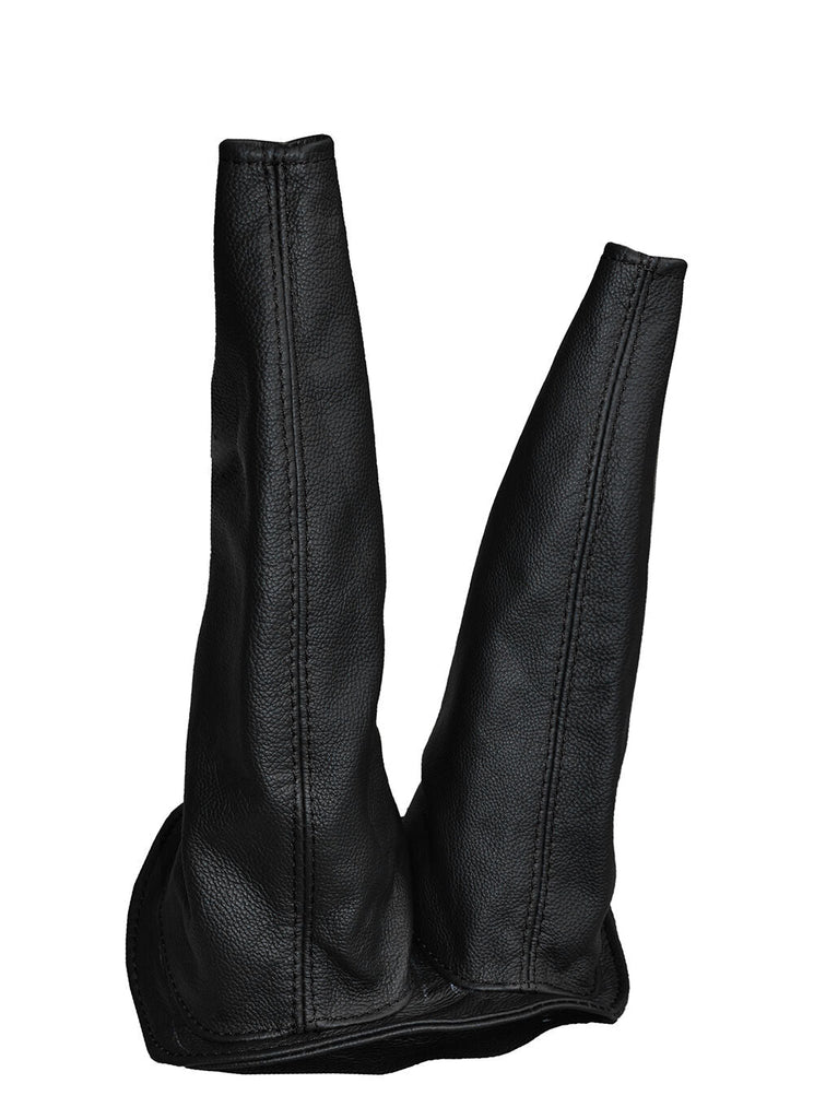 BLACK STITCH LEATHER GEAR GAITER RUBBER REPLACEMENT FITS MITSUBISHI DELICA L400