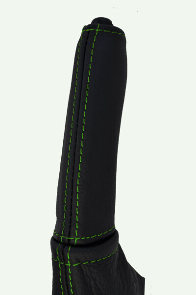 green stitch FITS NISSAN SKYLINE R34 98-02 HANDBRAKE HANDLE COVER ONLY