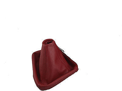 FITS BMW 3 SERIES E36 E46 BOOT TANINRED LEATHER GEAR GAITER 1992-2005 CUSTOM NEW