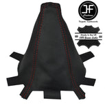 RED STITCHING LEATHER GEAR STICK GAITER FITS HONDA STREAM 2001-2007 CUSTOM NEW