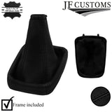 BLACK STITCH LEATHER GEAR+SURROUND COVER+FRAME FOR VAUXHALL OPEL ZAFIRA A 99-05