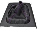 FITS MAZDA RX-7 RX7 FC3S 86-91 GEAR GAITER purple stitching - SHIFT BOOT