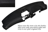 BLACK STITCH DASH DASHBOARD LEATHER SKIN COVER FITS MERCEDES E CLASS W211 02-09