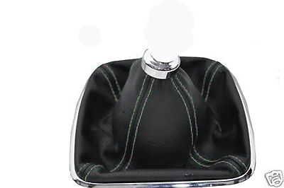 FITS FORD MONDEO MK4 LEATHER GEAR GAITER 07+ grey stitch CUSTOM NEW MADE IN UK
