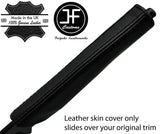 BLACK STITCH TOP GRAIN LEATHER HANDBRAKE HANDLE COVER FITS CITROEN SAXO 96-04
