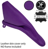 PURPLE TOP GRAIN REAL LEATHER HANDBRAKE GAITER FOR BMW MINI R50 R53 2001-2006