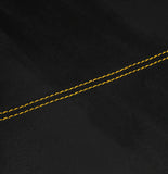 YELLOW STITCHING REAL SUEDE MANUAL GEAR GAITER FITS AUDI A3 8P 2004-2012