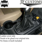FITS LANDROVER DISCOVERY 3 LEATHER GEAR GAITER 04 - 09 CUSTOM NEW MADE IN UK