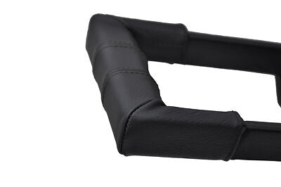 FITS ALFA ROMEO 75 HANDBRAKE HANDLE COVER NEW black stitch CUSTOM NEW MADE IN UK