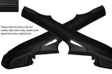 BLACK STITCH 2X REAR UPPER PANEL SKIN COVER FITS PORSCHE 911 CARRERA 996 97-05