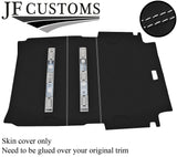 WHITE STITCH LUXE SUEDE REAR ROOF LINER HEADLINING COVER FITS VW T5 TRANSPORTER
