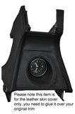BLACK STITCH CENTRE CONSOLE TRIM LEATHER SKIN COVER FITS FORD LOTUS CORTINA GT