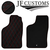 RED DIAMOND VINYL 4X TAILORED FLOOR CARPETS FOR SAAB 900 CONVERTIBLE 94-98 JF1