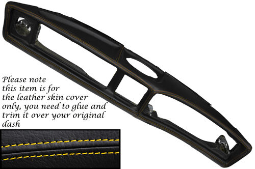 YELLOW STITCHING FITS TRIUMPH STAG MK1 MK2 DASH DASHBOARD LEATHER SKIN COVER