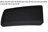 BLUE STITCH FITS VW PASSAT B6 2005-2011 LEATHER ARMREST COVER ONLY CUSTOM NEW