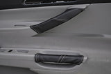 grey stitch FITS VW PASSAT 05-11 2X DOOR HANDLE LEATHER COVERS CUSTOM NEW