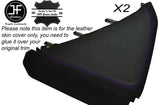 PURPLE STITCH 2X CONSOLE SIDE TRIM SKIN COVERS FITS TOYOTA SCION FRS SUBARU BRZ