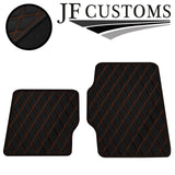 ORANGE DIAMOND VINYL 2X TAILORED FLOOR CARPETS FOR LOTUS ELISE S2 01-11