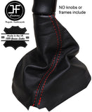 RED STITCHING LEATHER GEAR GAITER FITS PROTON IMPIAN 2001-2010 CUSTOM NEW