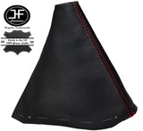 RED STITCH MANUAL GENUINE LEATHER GEAR BOOT GAITER FITS HYUNDAI GETZ TB 02-11