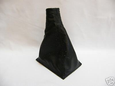 FITS ROVER 200/25/MG ZR ZT PERFORATED BLACK GEAR LEATHER NEW CUSTOM NEW