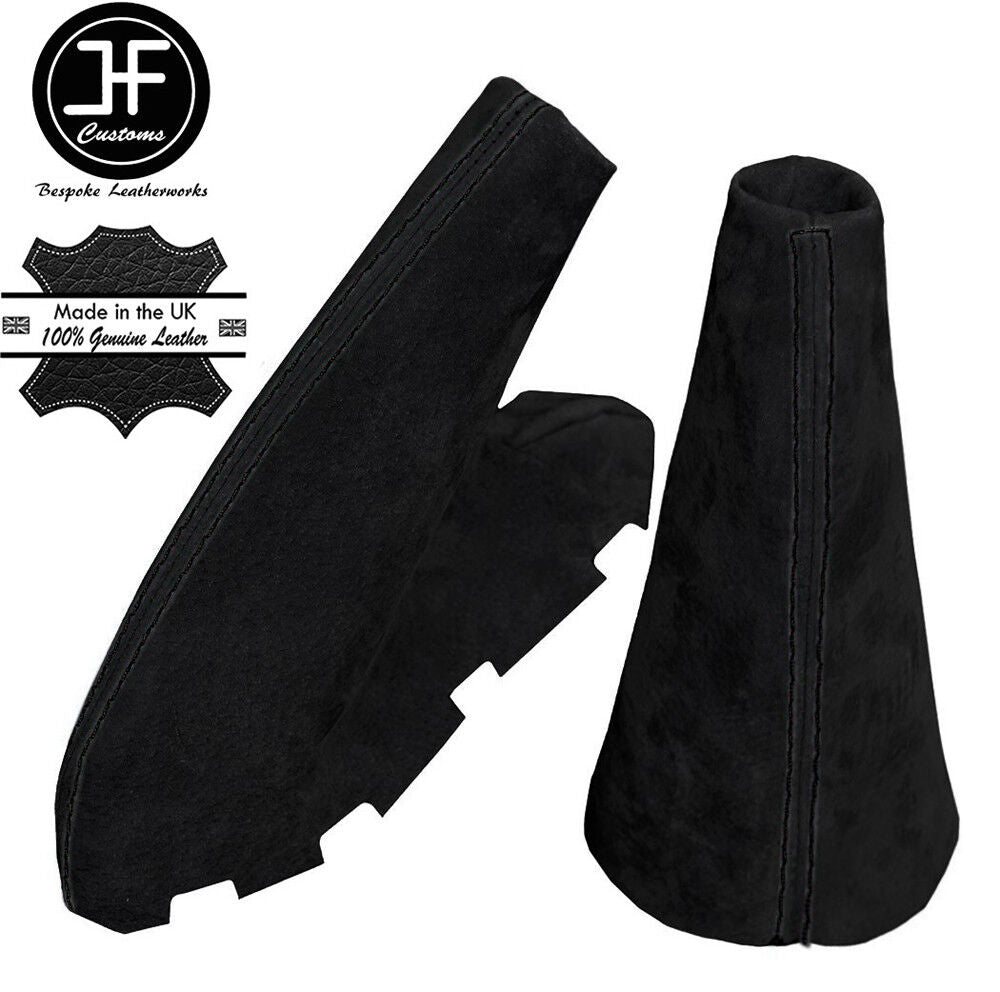 BLACK STITCH FOR BMW MINI COOPER R56 R57 CLUBMAN R55 2007-2013 SET BLACK SUEDE