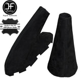 BLACK STITCH FOR BMW MINI COOPER R56 R57 CLUBMAN R55 2007-2013 SET BLACK SUEDE