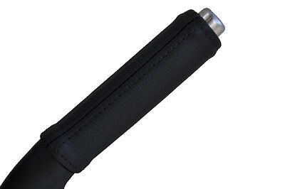 black stitching FITS MAZDA 3 03-09 LEATHER HANDBRAKE HANDLE COVER ONLY