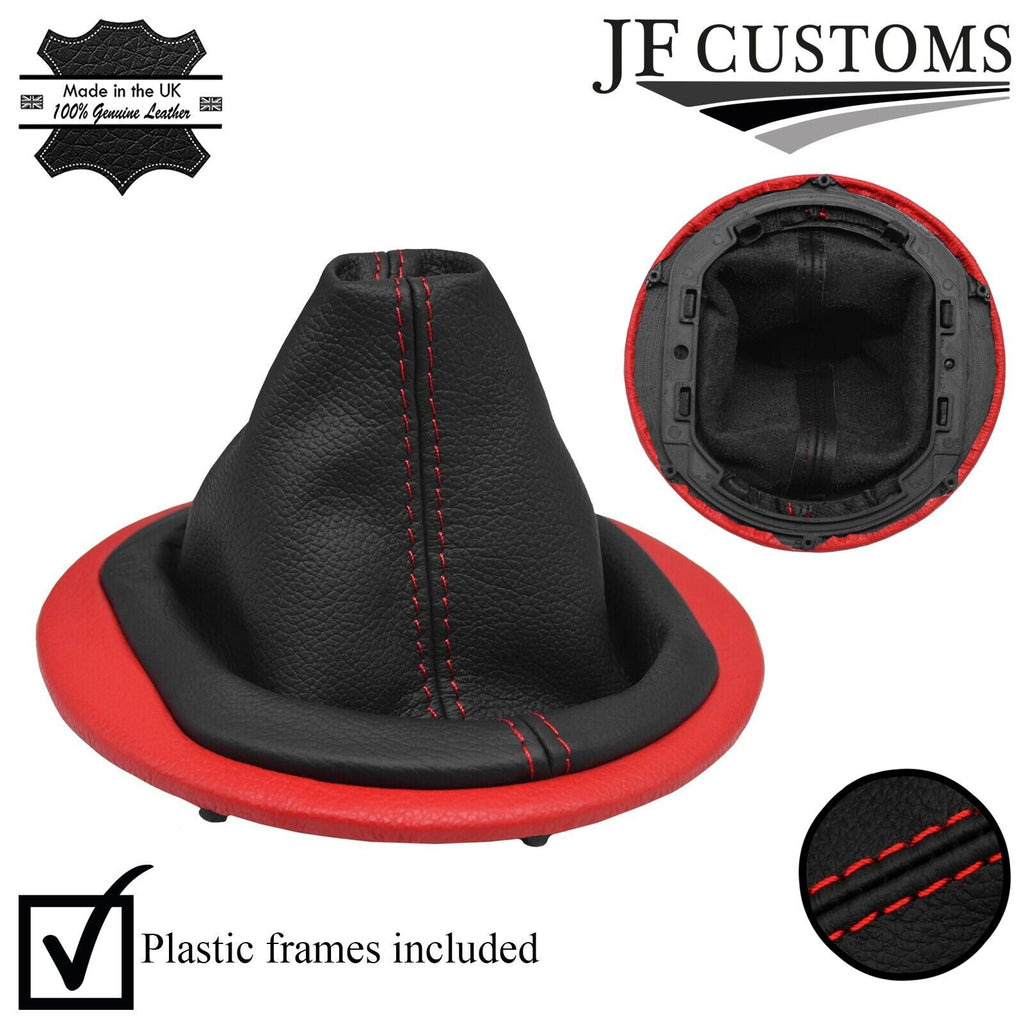 FITS KIA SPORTAGE 10-15 RED & BLACK LEATHER GEAR + SURROUND COVER + FRAMES