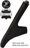 YELLOW STITCHING REAL SUEDE HANDBRAKE GAITER FOR FORD FIESTA MK6 MK7 2002-2008