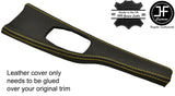 YELLOW STITCH CONSOLE TRIM LEATHER COVER FITS BMW 3 4 SERIES F30 F32 F35 F36