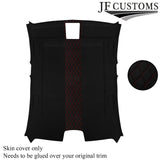 DSG2 RED STITCH LUXE SUEDE HEADLINER COVER FOR BMW F30 11-19 SALOON 5DR