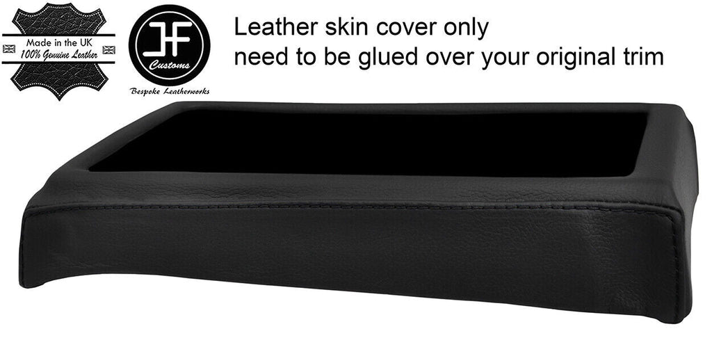 BLACK STITCH MANUAL GEAR SURROUND LEATHER COVER FITS TOYOTA HILUX SURF 91-96