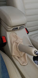 FITS JAGUAR X-TYPE 2001-2009 CREAM LEATHER HANDBRAKE GAITER NEW CUSTOM NEW