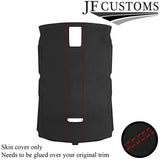 RED STITCH D GREY SUEDE ROOF HEADLINER COVER FOR AUDI A4 B7 04-09 SALOON
